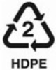 HDPE Recycling Symbol
